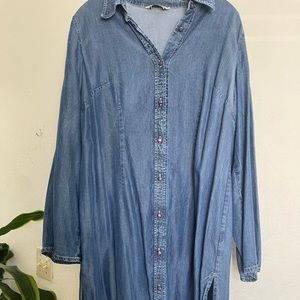 Shukr Denim Islamic Abaya